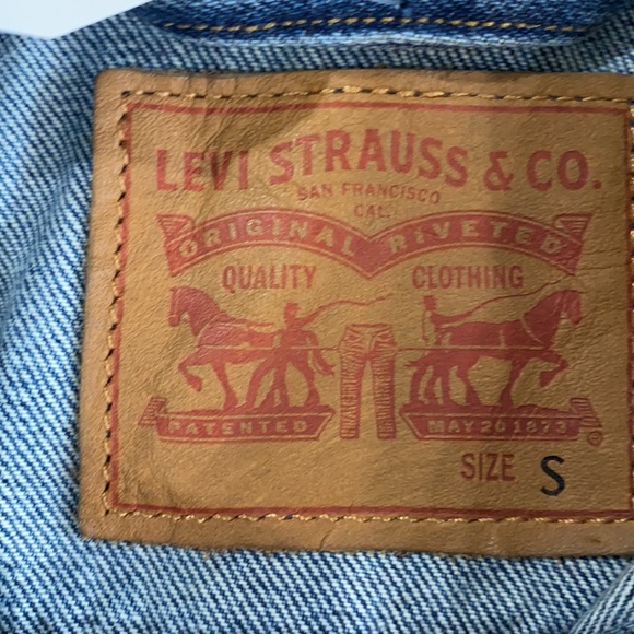 Levi’s San Francisco Denim Vest Size Small New - Picture 2 of 7